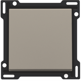 Set de finition pour interrupteur ou bouton-poussoir simple, couleur bronze coated