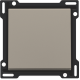 Set de finition pour interrupteur ou bouton-poussoir simple, couleur bronze coated