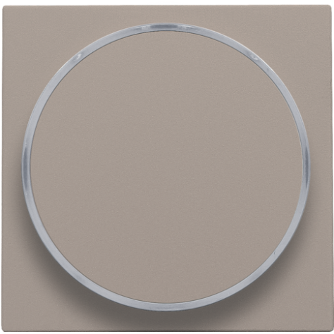 Set de finition avec anneau transparent sans symbole pour bouton-poussoir 6 A avec LED couleur ambre avec culot E10, couleur bronze coated