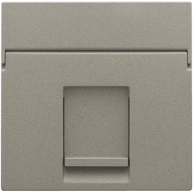 Enjoliveur data 1x RJ, couleur bronze coated