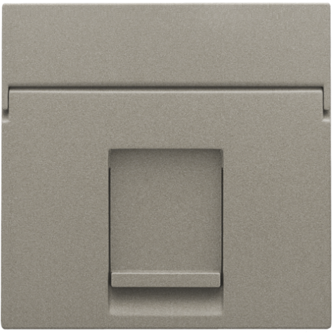 Enjoliveur data 1x RJ, couleur bronze coated