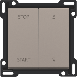 Set de finition pour interrupteur pour volets à verrouillage électrique, couleur bronze coated