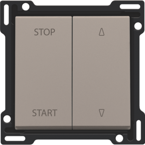 Set de finition pour interrupteur pour volets à verrouillage électrique, couleur bronze coated