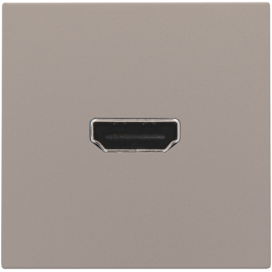 Set de finition avec prise HDMI/HDMI, couleur bronze coated