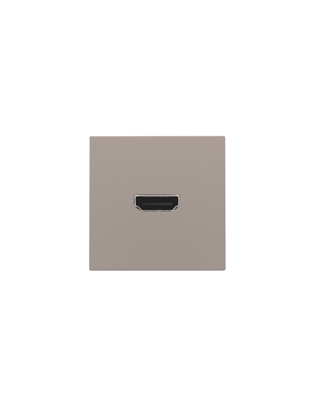 Set de finition avec prise HDMI/HDMI, couleur bronze coated