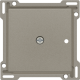 Set de finition pour récepteur RF encastré à 1 canal avec contact unipolaire (libre de potentiel) ou récepteur RF encastré avec fonction de commande des volets, couleur bronze coated