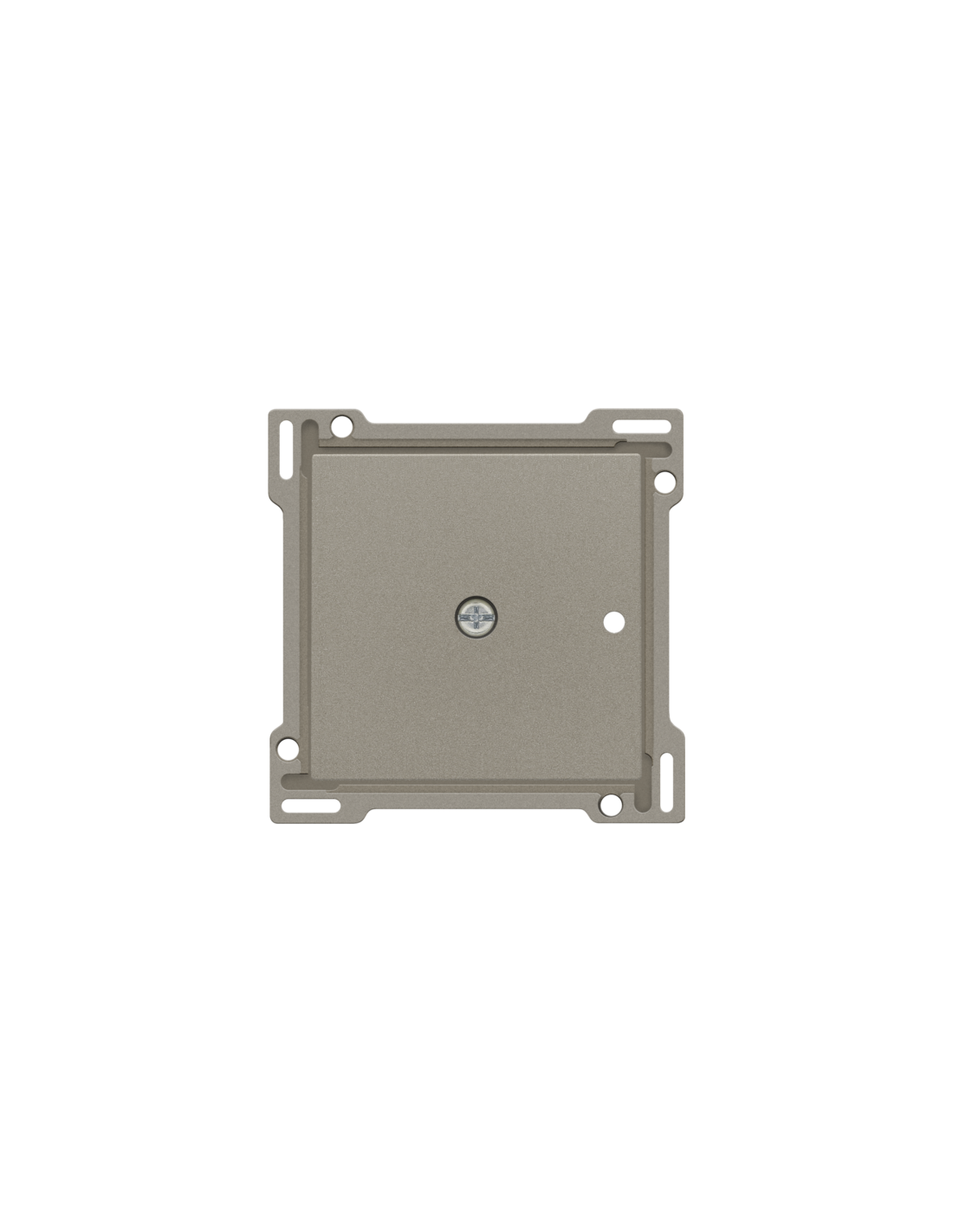 Set de finition pour récepteur RF encastré à 1 canal avec contact unipolaire (libre de potentiel) ou récepteur RF encastré avec fonction de commande des volets, couleur bronze coated