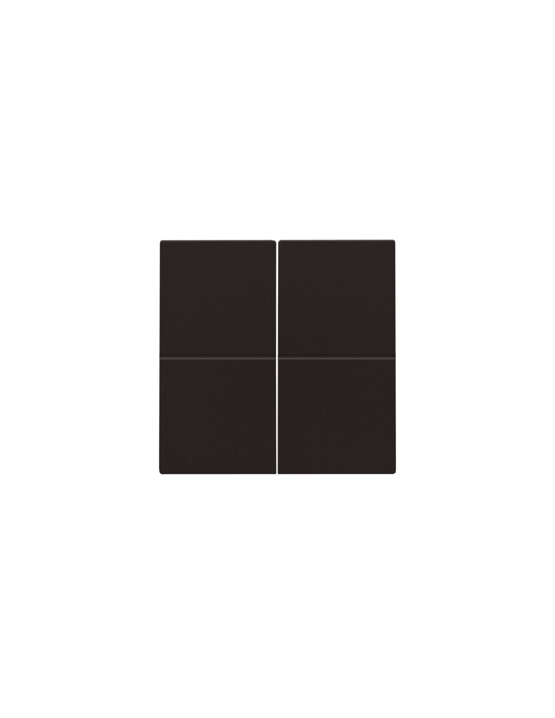Clé double, pour variateur sans fil (Hue®, Bluetooth®, EnOcean®, KNX®), couleur dark brown coated