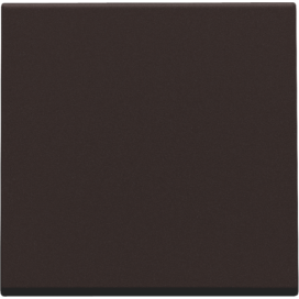 Set de finition pour interrupteur électronique ou bouton-poussoir simple, couleur dark brown coated