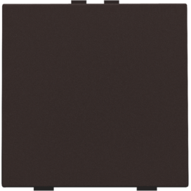 Bouton-poussoir simple pour Niko Home Control, couleur dark brown coated