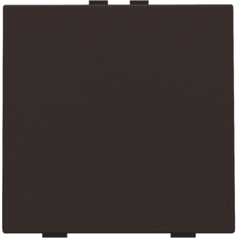 Bouton-poussoir simple pour Niko Home Control, couleur dark brown coated