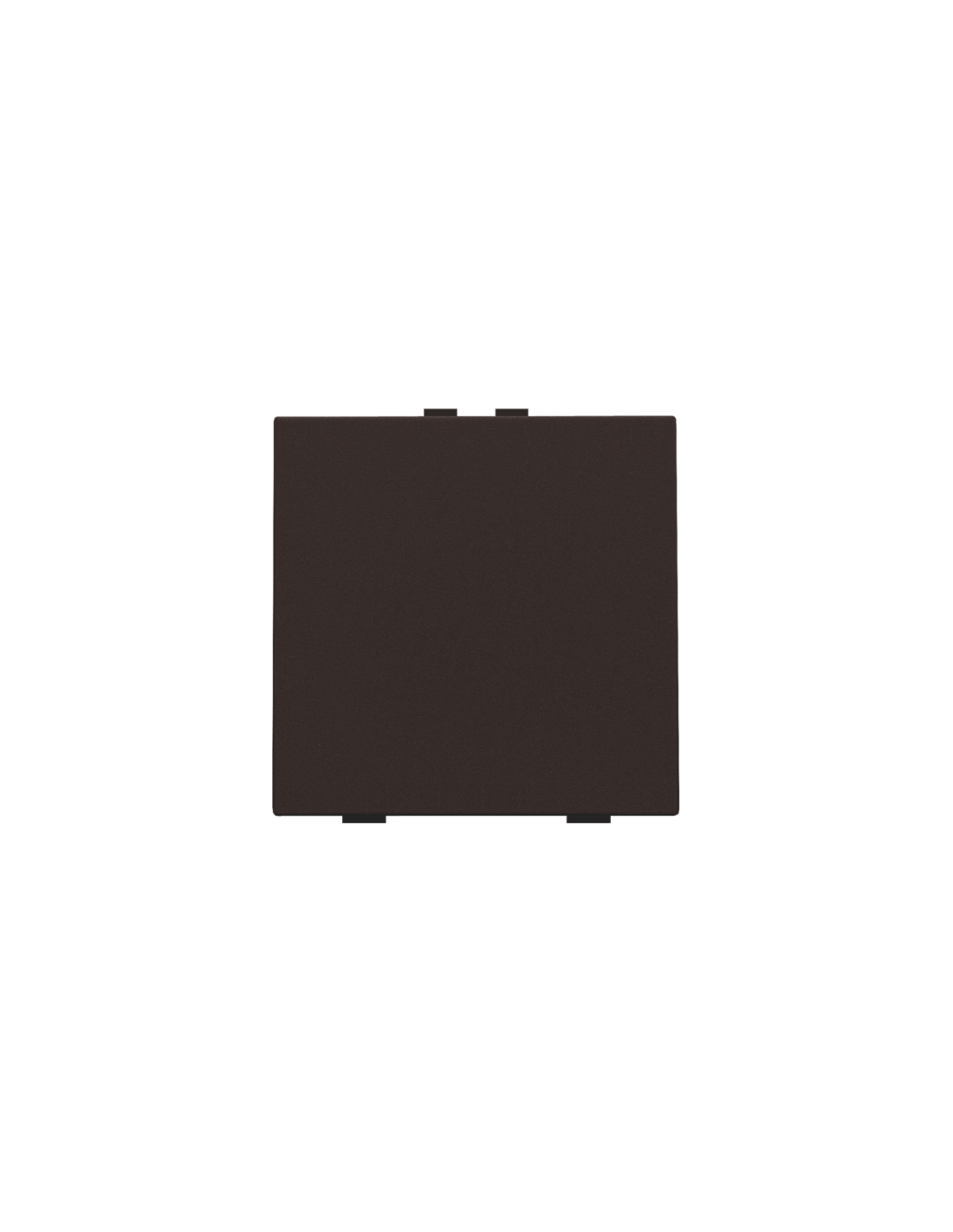 Bouton-poussoir simple pour Niko Home Control, couleur dark brown coated