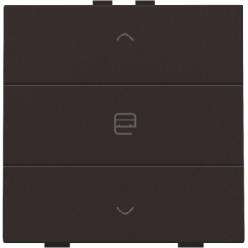 Commande de moteur simple pour Niko Home Control, couleur dark brown coated