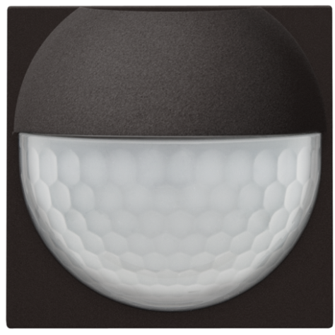 Set de finition pour détecteur de mouvement mural pour Niko Home Control, couleur dark brown coated