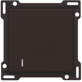Set de finition pour interrupteur pour cartes d'hôtel, couleur dark brown coated