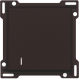 Set de finition pour interrupteur pour cartes d'hôtel, couleur dark brown coated