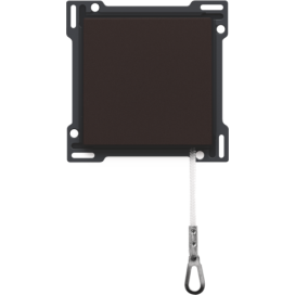 Set de finition pour bouton-poussoir à tirette, couleur dark brown coated