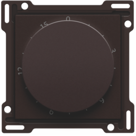 Set de finition pour minuterie réglable jusqu'à 15 min., couleur dark brown coated