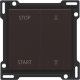 Set de finition pour interrupteur pour volets à verrouillage électrique, couleur dark brown coated