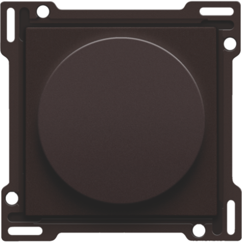 Set de finition relever/baisser pour interrupteur rotatif, couleur dark brown coated