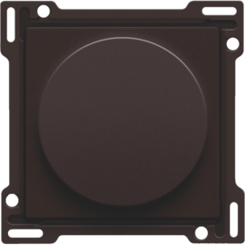 Set de finition 1-2-3 pour interrupteur rotatif pour moteurs, couleur dark brown coated