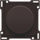 Set de finition 1-2-3 pour interrupteur rotatif pour moteurs, couleur dark brown coated