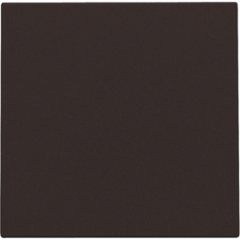 Set de finition avec sortie de câble pour cache-trou avec serre-fil, couleur dark brown coated