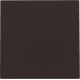 Set de finition avec sortie de câble pour cache-trou avec serre-fil, couleur dark brown coated