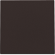 Cache-trou étanche aux projections d'eau, couleur dark brown coated