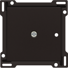 Set de finition pour récepteur RF encastré à 1 canal avec contact unipolaire (libre de potentiel) ou récepteur RF encastré avec fonction de commande des volets, couleur dark brown coated