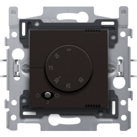 Thermostat électronique, couleur dark brown coated