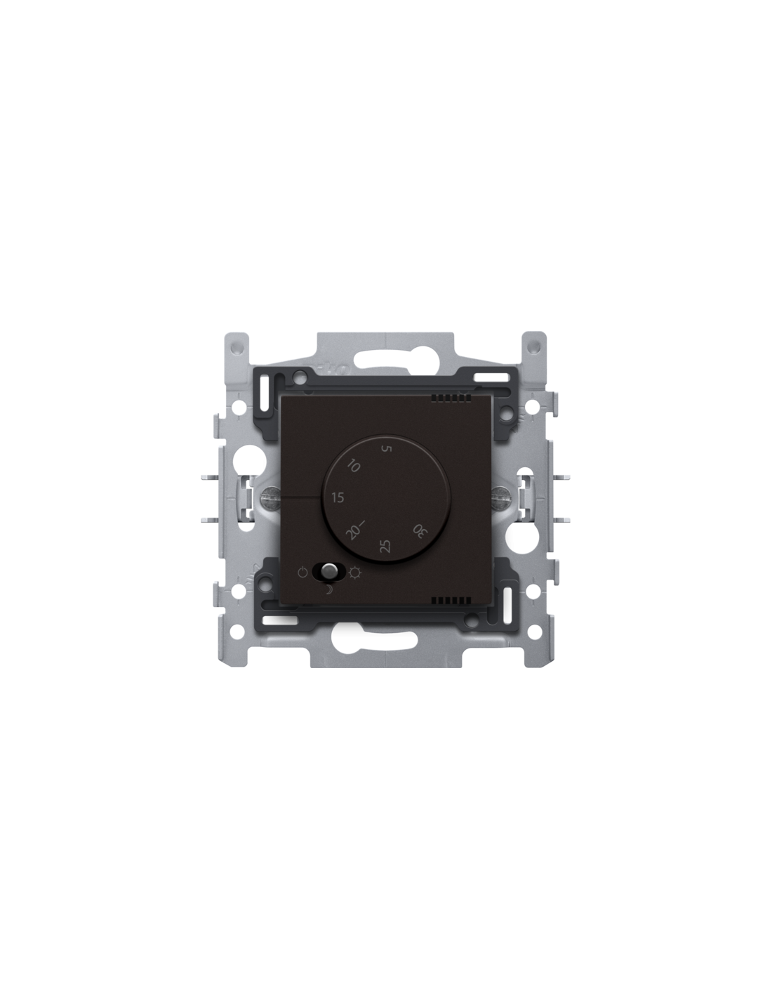 Thermostat électronique, couleur dark brown coated