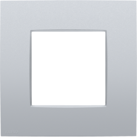 Plaque de recouvrement simple, couleur Niko Intense sterling coated