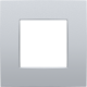 Plaque de recouvrement simple, couleur Niko Intense sterling coated