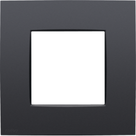 Plaque de recouvrement simple, couleur Niko Intense anthracite coated