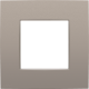 Plaque de recouvrement simple, couleur Niko Intense bronze coated