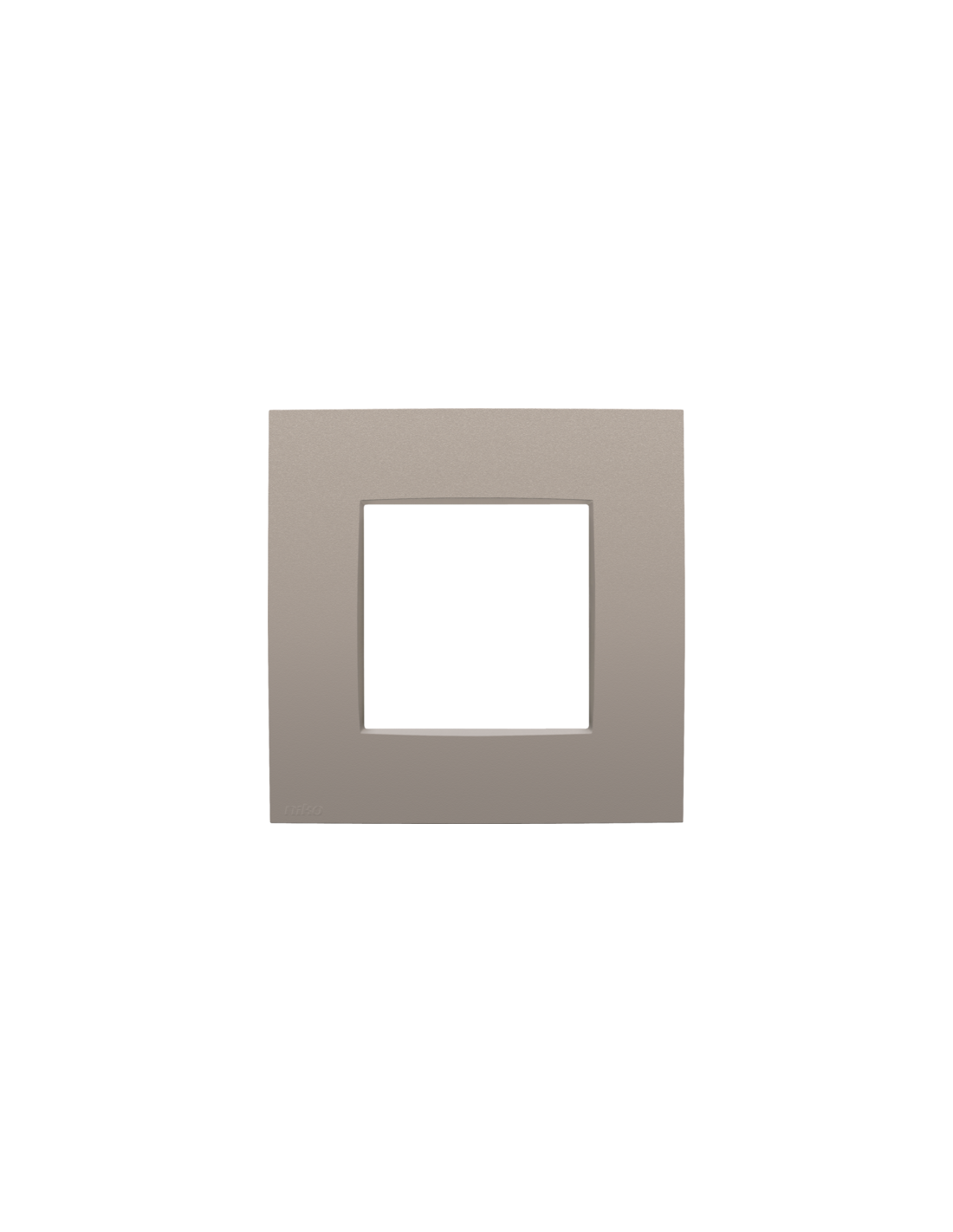 Plaque de recouvrement simple, couleur Niko Intense bronze coated