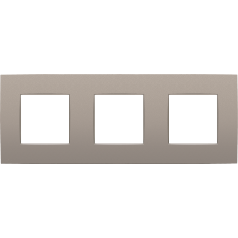 Plaque de recouvrement triple, entraxe de 71 mm, couleur Niko Intense bronze coated Plaque de recouvrement triple, entraxe de 71 mm, couleur Niko Intense bronze coated