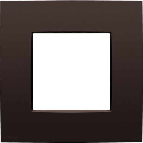 Plaque de recouvrement simple, couleur Niko Intense dark brown coated Plaque de recouvrement simple, couleur Niko Intense dark brown coated