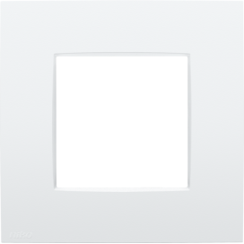 Plaque de recouvrement simple, couleur Niko Intense lunar white coated