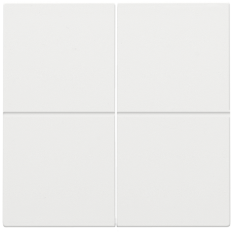 Clé double, pour variateur sans fil (Hue®, Bluetooth®, EnOcean®, KNX®), couleur white coated