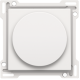 Set de finition pour variateur à bouton rotatif ou régulateur de vitesse, incl. bouton rotatif, couleur white coated
