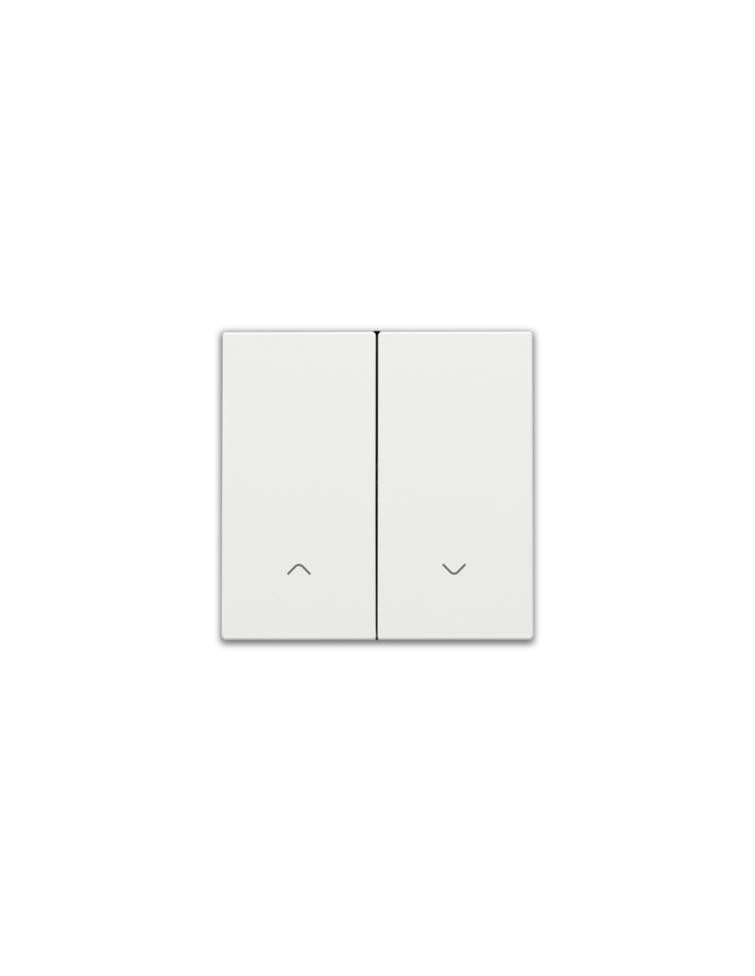 Set de finition pour interrupteur pour volets électronique double, couleur white coated