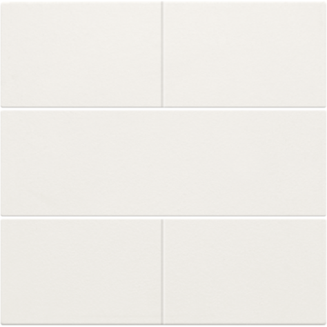 Set de finition pour bouton-poussoir quadruple, libre de potentiel, 24 V, couleur white coated