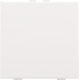 Bouton-poussoir simple pour Niko Home Control, couleur white coated