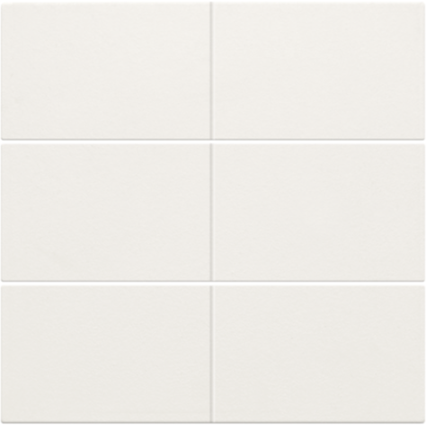 Set de finition pour bouton-poussoir sextuple, libre de potentiel, 24 V, couleur white coated