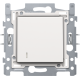 Interrupteur pour cartes d'hôtel, socle, bornes à vis et set de finition couleur white coated