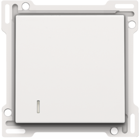 Set de finition pour interrupteur pour cartes d'hôtel, couleur white coated