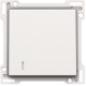 Set de finition pour interrupteur pour cartes d'hôtel, couleur white coated