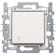 Interrupteur pour cartes d'hôtel, socle, bornes à connexion rapide et set de finition, couleur white coated